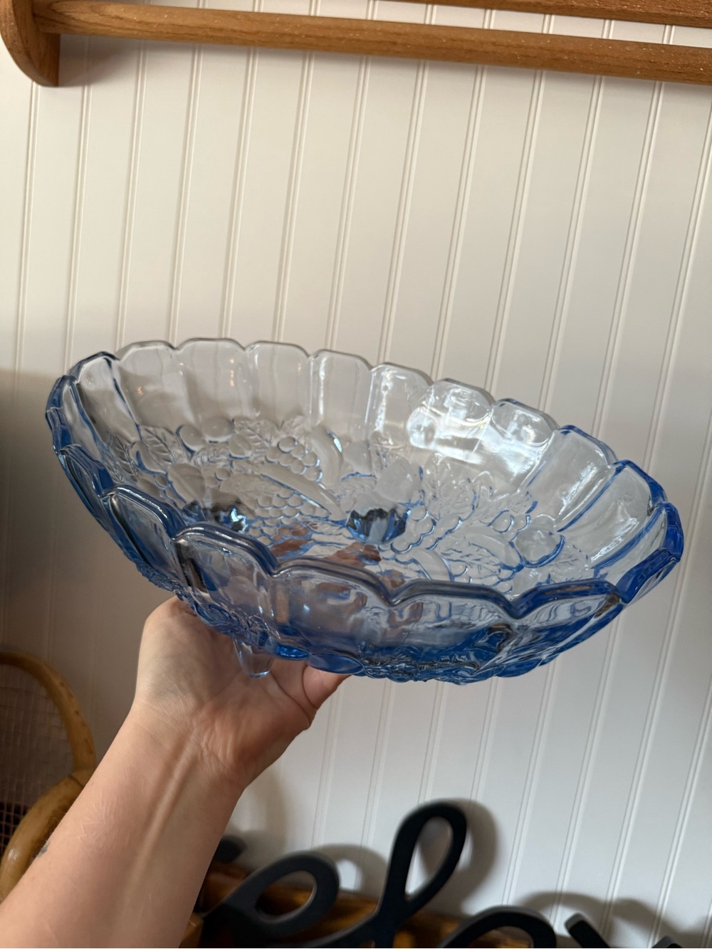 Indiana Glass Ice Blue Fruit Bowl